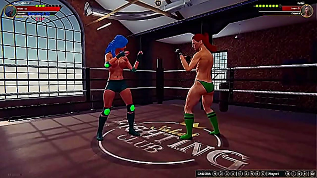 Twiggy Nelson VS Kallan (Naked Fighter 3D)