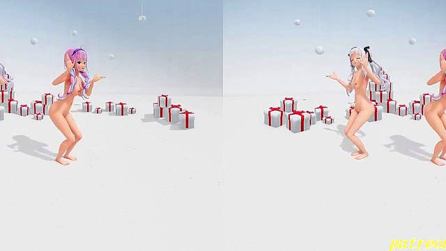 vr180 aqason nude mmd 3d dance