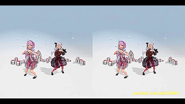 vr180 aqason mmd 3d dance
