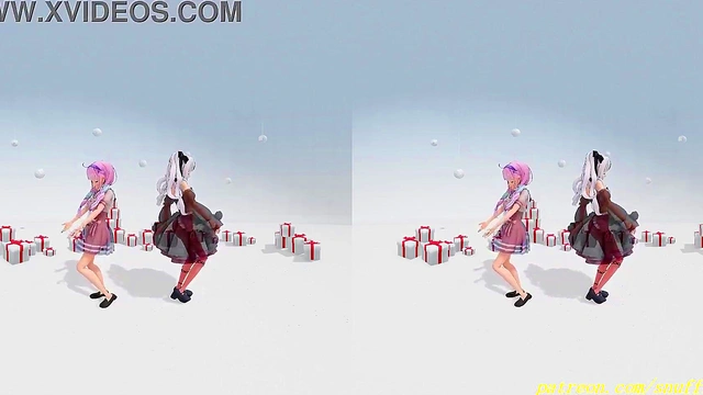vr180 aqason mmd 3d dance