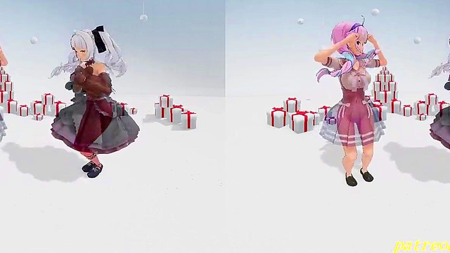 vr180 aqason mmd 3d dance