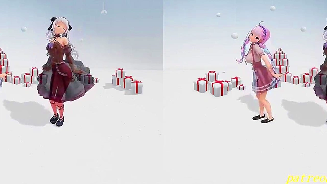 vr180 aqason mmd 3d dance