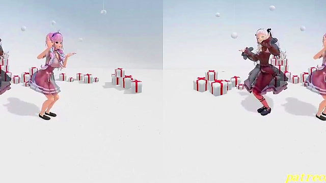 vr180 aqason mmd 3d dance