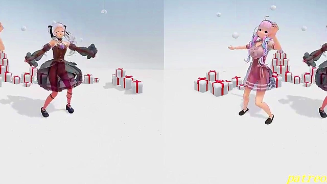 vr180 aqason mmd 3d dance