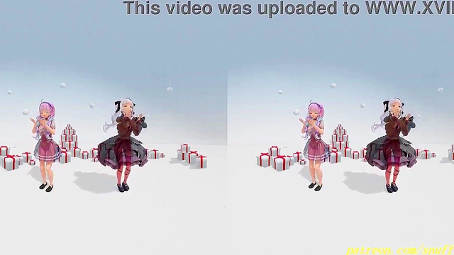 vr180 aqason mmd 3d dance