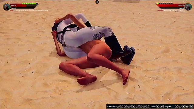 Draka vs Greta (Naked Fighter 3D)