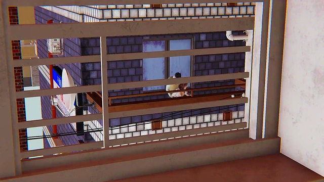 Spying on how Elizabeth gets fucked l 3D porno game