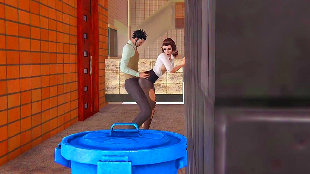 Spying on how Elizabeth gets fucked l 3D porno game