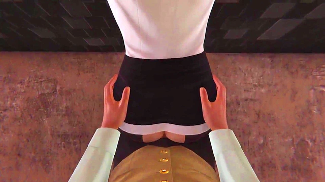 Spying on how Elizabeth gets fucked l 3D porno game