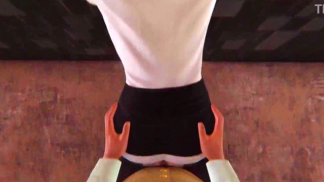 Spying on how Elizabeth gets fucked l 3D porno game