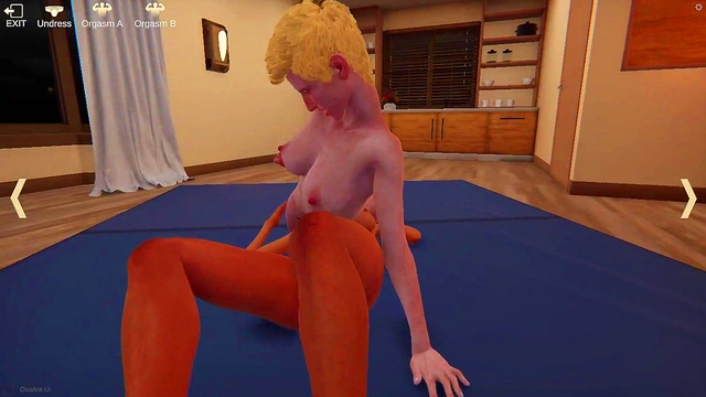 Aurora vs. Anya (Naked Fighter 3D)