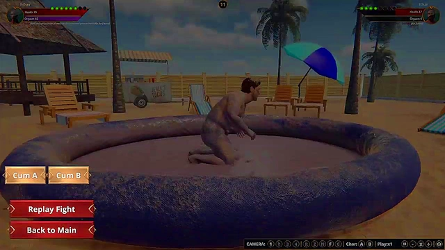 Ethan vs Kelsey (Naked Fighter 3D)