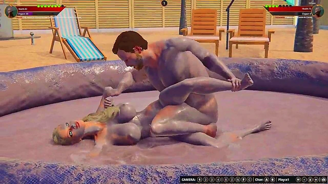 Ethan vs Kelsey (Naked Fighter 3D)