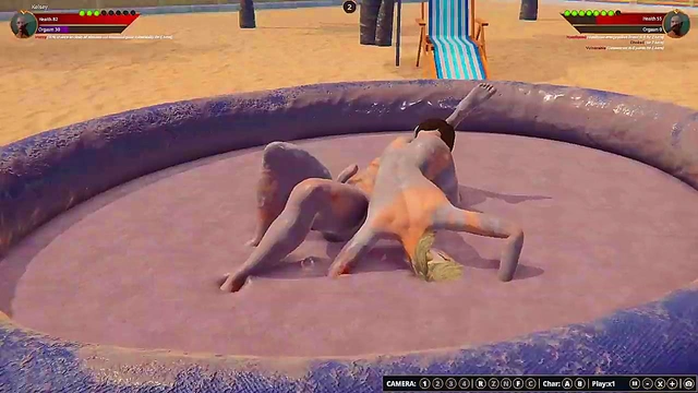 Ethan vs Kelsey (Naked Fighter 3D)