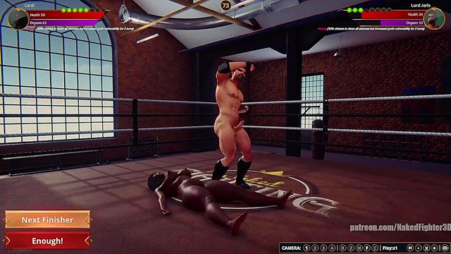 Cardi VS Lord Jerle(Naked Fighter 3D)