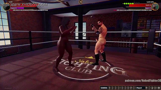 Cardi VS Lord Jerle(Naked Fighter 3D)