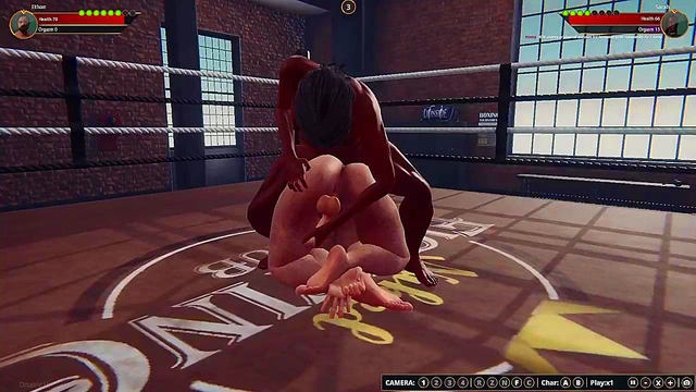 Ethan vs. Sarah (Naked Fighter 3D)