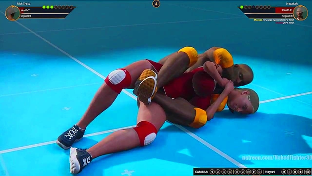 Rick Tracy VS Nezakah (Naked Fighter 3D)