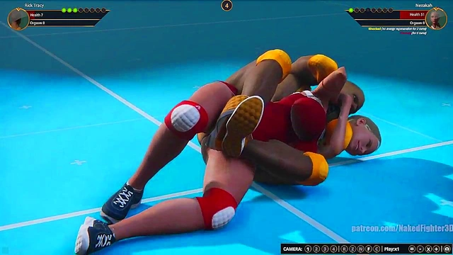 Rick Tracy VS Nezakah (Naked Fighter 3D)