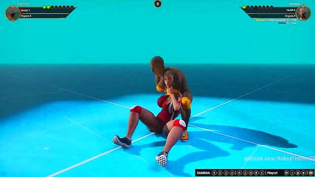 Rick Tracy VS Nezakah (Naked Fighter 3D)