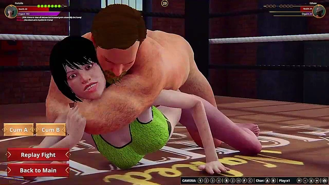 Natalia vs. Ethan (Naked Fighter 3D)