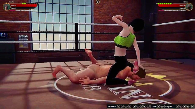 Natalia vs. Ethan (Naked Fighter 3D)