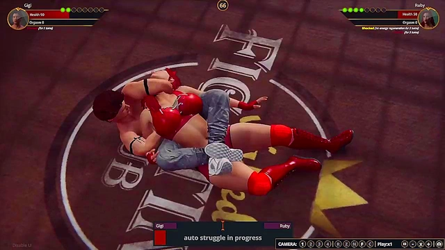 Gigi VS Ruby (Naked Fighter 3D)