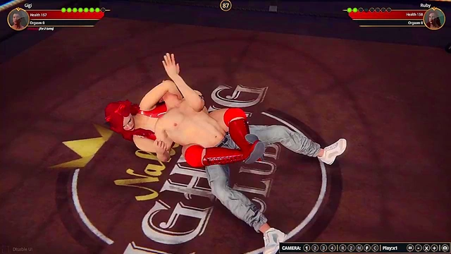 Gigi VS Ruby (Naked Fighter 3D)