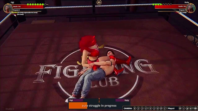 Gigi VS Ruby (Naked Fighter 3D)