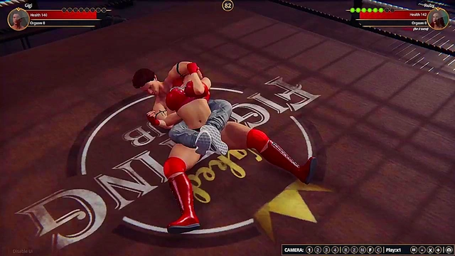 Gigi VS Ruby (Naked Fighter 3D)