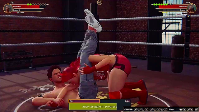 Gigi VS Ruby (Naked Fighter 3D)