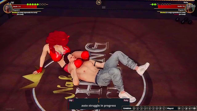Gigi VS Ruby (Naked Fighter 3D)