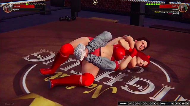 Gigi VS Ruby (Naked Fighter 3D)