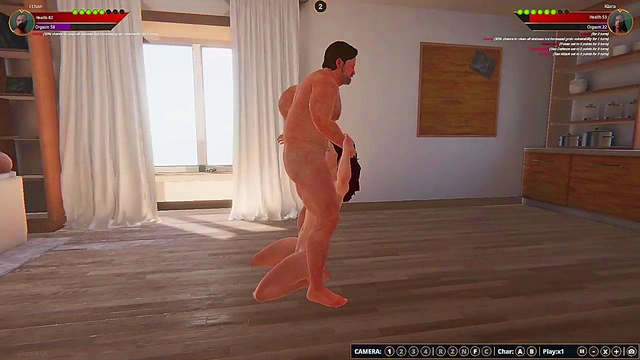 Ethan vs Kiara (Naked Fighter 3d)