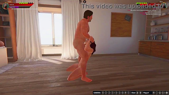 Ethan vs Kiara (Naked Fighter 3d)