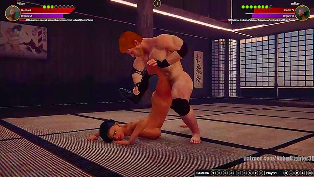 Vilkor VS Milker (Naked Fighter 3D)