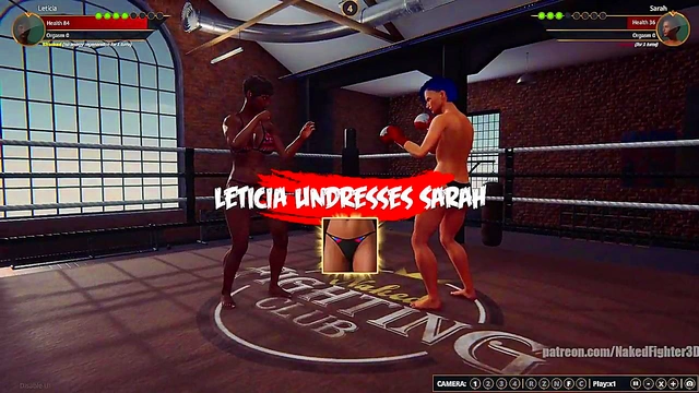 Leticia VS Sarah (Naked Fighter 3D)