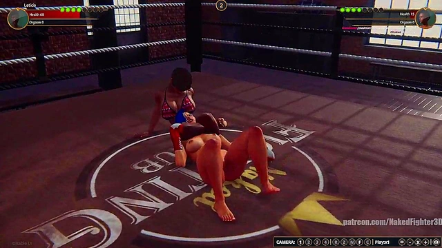 Leticia VS Sarah (Naked Fighter 3D)