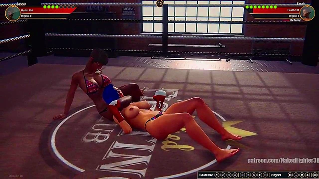 Leticia VS Sarah (Naked Fighter 3D)