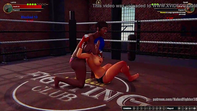 Leticia VS Sarah (Naked Fighter 3D)