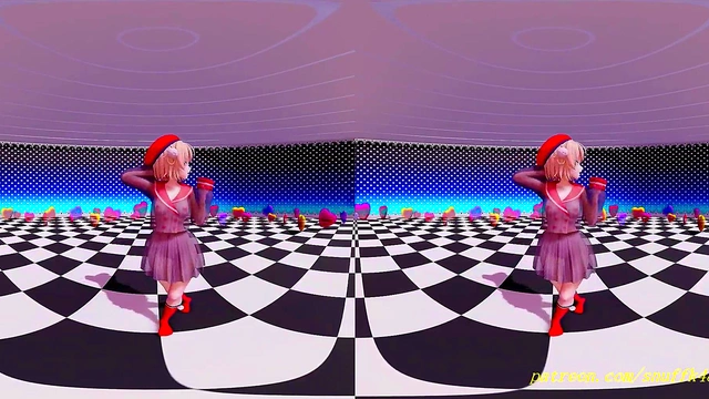 vr180 uimm mmd 3d dance