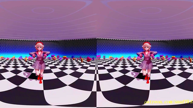 vr180 uimm mmd 3d dance