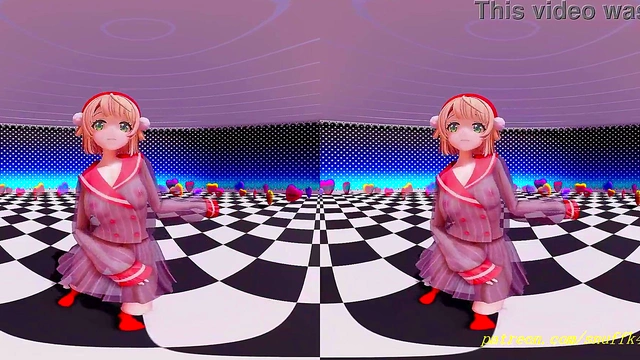 vr180 uimm mmd 3d dance