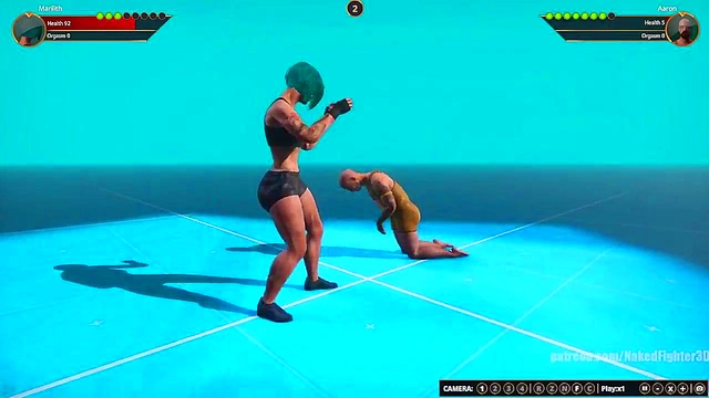 Marilith VS Aaron (Naked Fighter 3D)