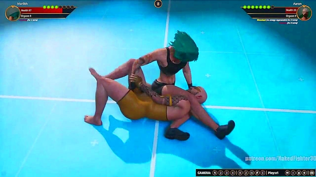 Marilith VS Aaron (Naked Fighter 3D)