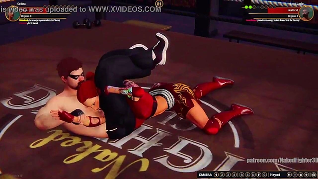 Sedna VS Lord Jerle (Naked Fighter 3D)