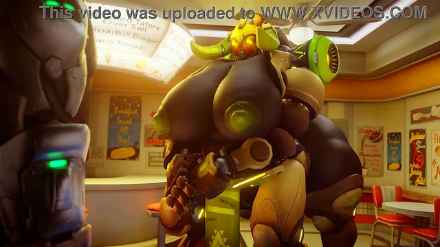 Big 3d overwatch orisa compilation