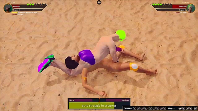 Horie VS Joe Curr (Naked Fighter 3D)