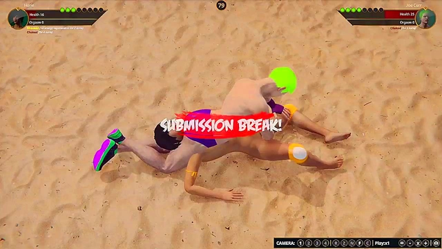 Horie VS Joe Curr (Naked Fighter 3D)