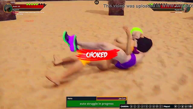 Horie VS Joe Curr (Naked Fighter 3D)